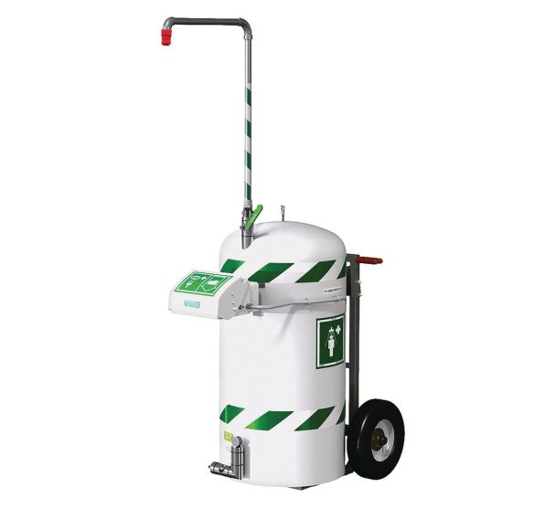 Douche de sécurité autonome et mobile 114 litres - Hughes