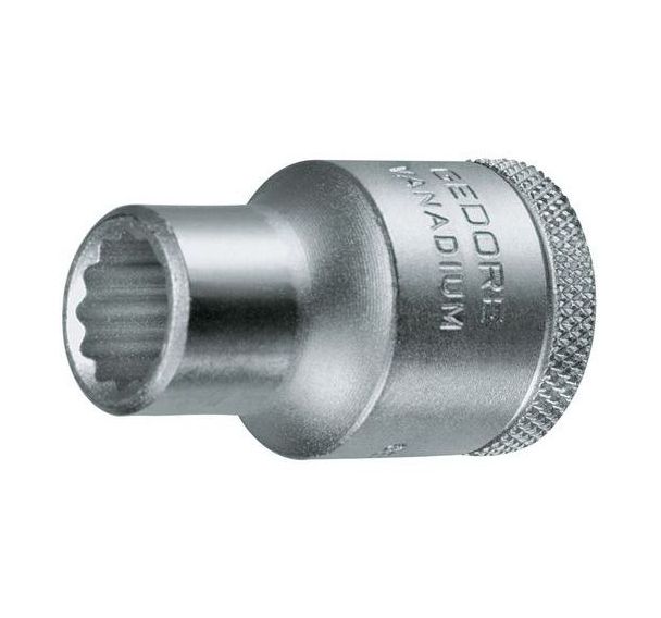 Douille 1/2" métrique 12 pans profil UD D19(MM) - Gedore