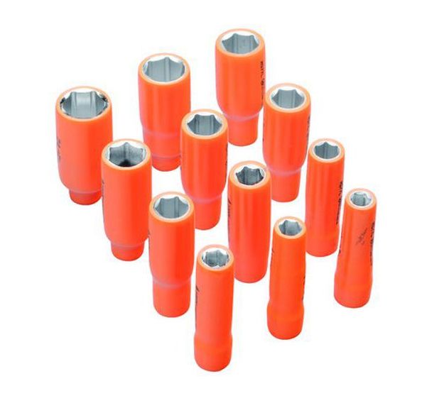 Douille 3/8'' isolée 1000 volts 6 pans - Sam