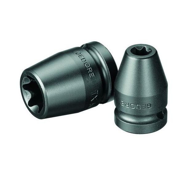 Douille impact 1/2" vis Torx extérieur TXK19 - Gedore