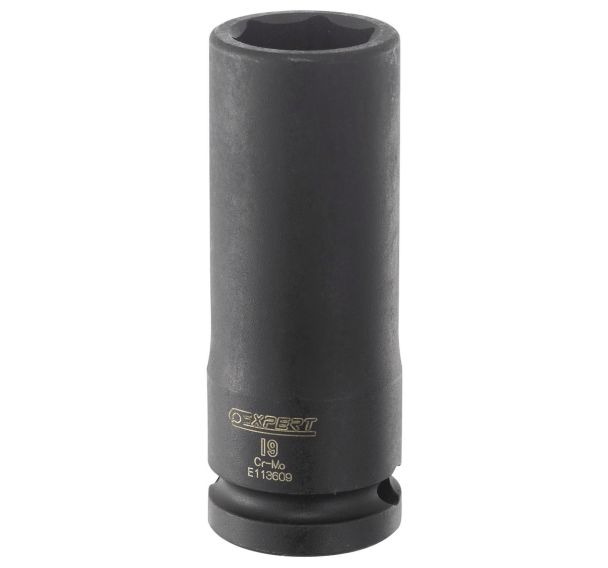 Douille longue Impact 1/2'' - 6 pans - métriques
