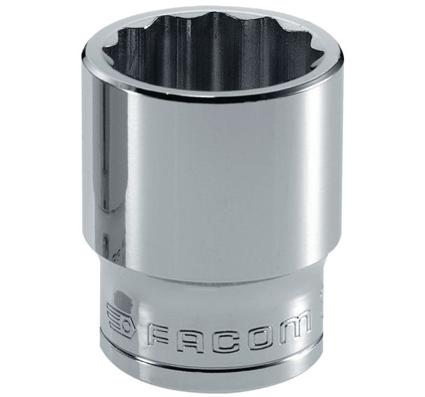 Douille métrique 1/2” - 12 pans - Capacité 8 à 19 mm