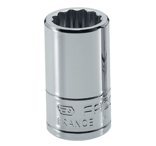 Douille métrique 1/4” - 12 pans - Capacité 4 à 14 mm