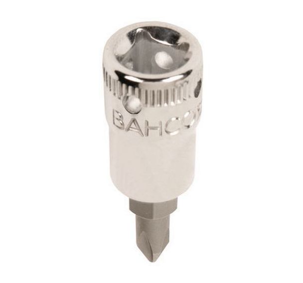Douille tournevis 1/4'' vis Phillips solution 4 points - Bahco