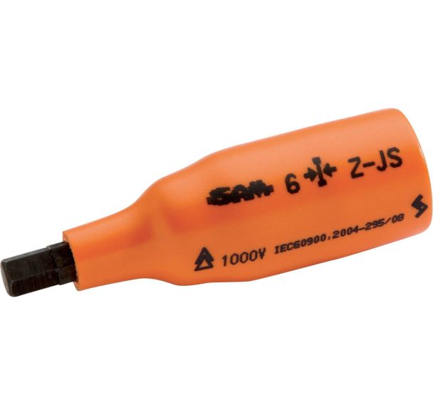 Douille tournevis 3/8'' isolée 1000 volts 6 pans creux - 3mm