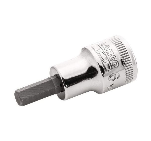 Douille tournevis 3/8'' vis 6 pans sur carte - Bahco
