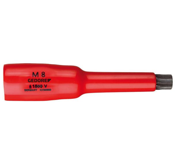Douille tournevis VDE 3/8'' vis Torx VDEINX30 - Gedore