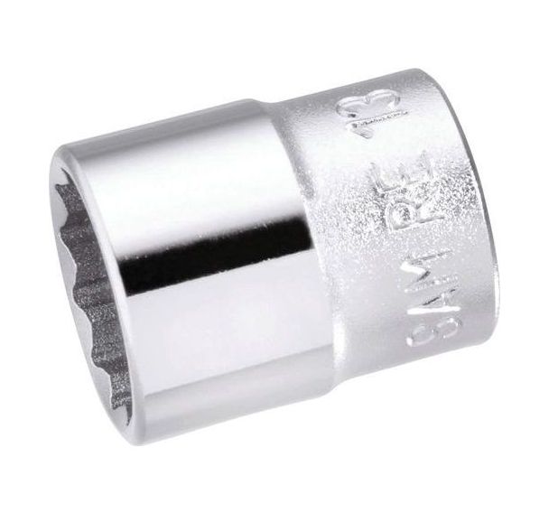 Douilles 1/4'' courtes 12 pans en mm _ RE