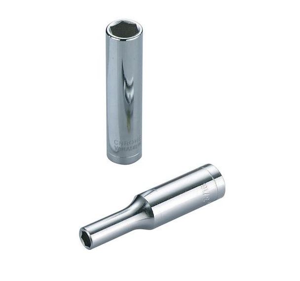 Douilles 1/4'' longues 6 pans en mm _ RHL1/4_MM