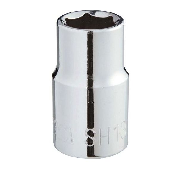 Douilles courtes 1/2'' 6 pans en mm _ SH
