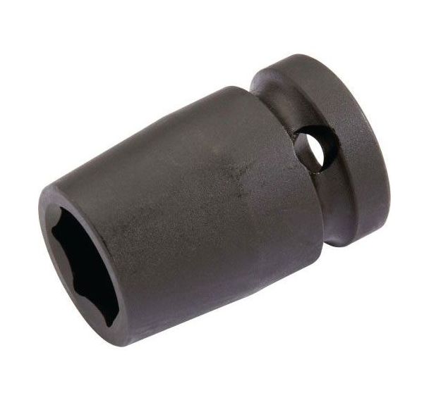 Douilles impact 1/2'' courtes 6 pans en mm _ NS