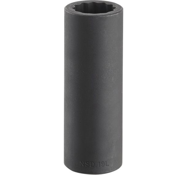 Douilles impact 1/2 pouces longues 12 pans