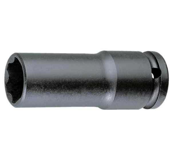 Douilles impact 3/4'' longues parois fines 6 pans métriques