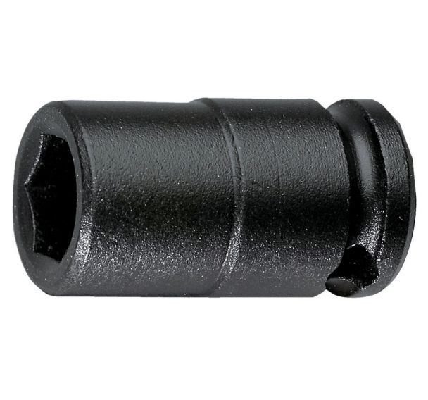 Douilles impact 3/8'' 6 pans métriques