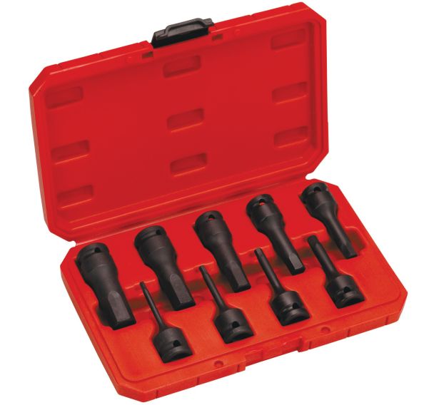 Douilles tournevis 1/2 à chocs longue 6 pans en coffret_CP-NSCJ