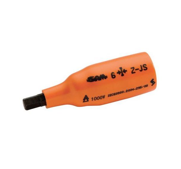 Douilles tournevis 3/8'' isolées 1000V 6 pans mâle _ Z-JS