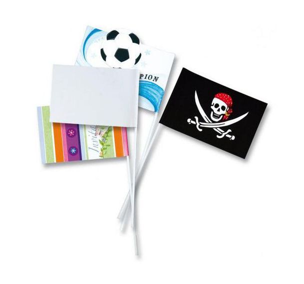 Drapeau à décorer (Lot de 20)