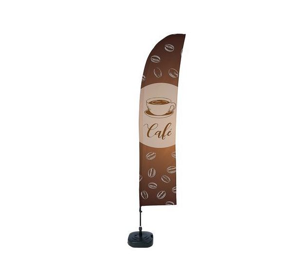 Drapeaux Ensemble Complet Café