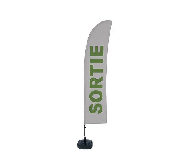 Drapeaux Ensemble Complet Sortir Rouge