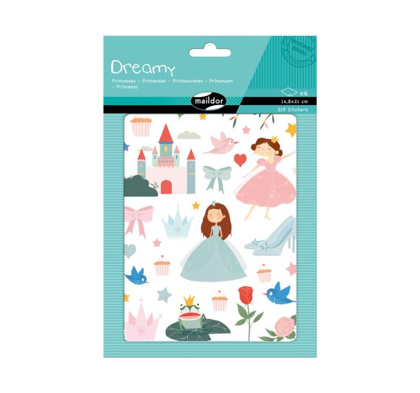 Dreamy, Sach 6 pl 14,8x21cm, Princesses