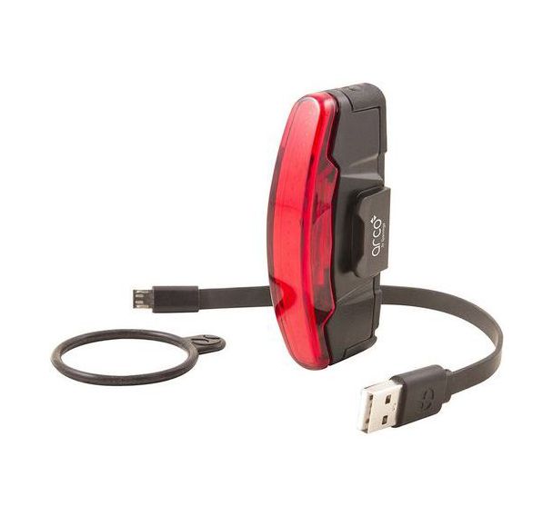 Eclairage velo ar spaninga tige de selle usb