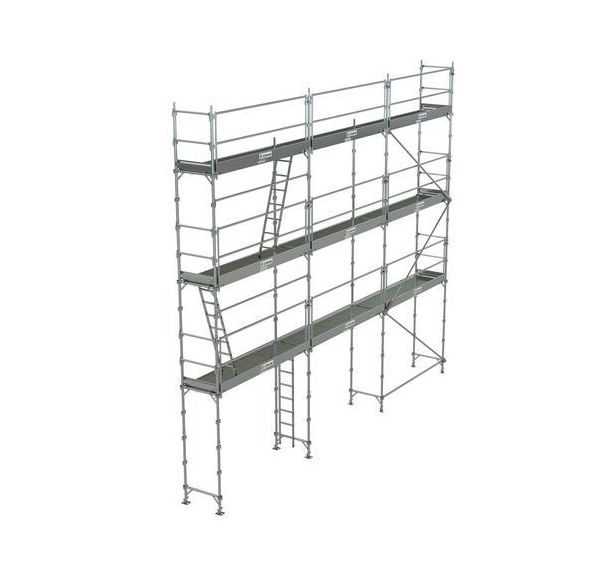 Échafaudage aluminium R200 Record - Garde-corps monobloc - Tubesca Comabi