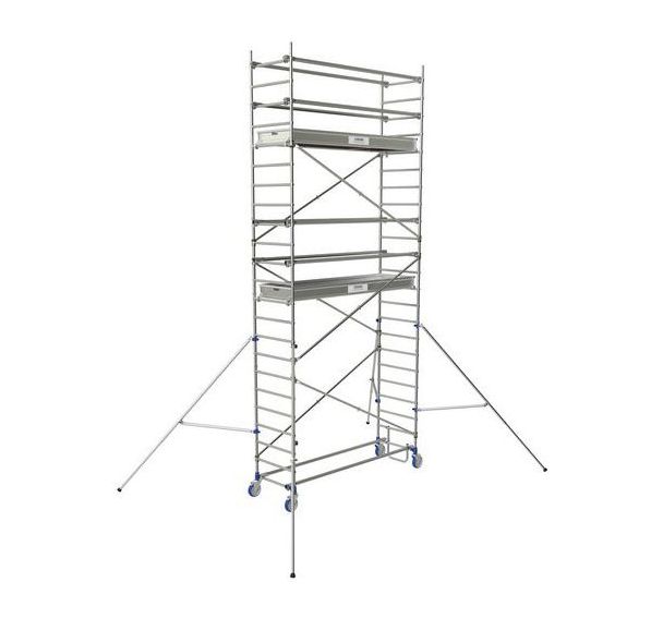 Échafaudage roulant Cross 250 aluminium - Tubesca