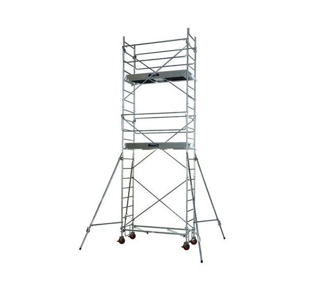 Échafaudage roulant ROLLSTAR 205 Garde-corps monoblocs - Duarib