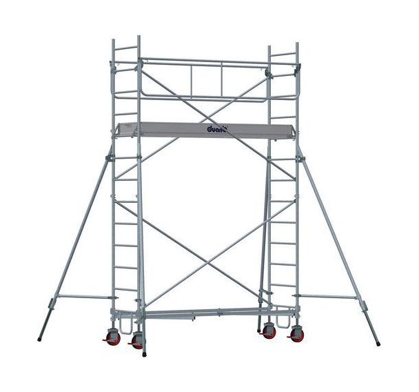 Échafaudage roulant ROLLSTAR 254 Garde-corps monoblocs - Duarib