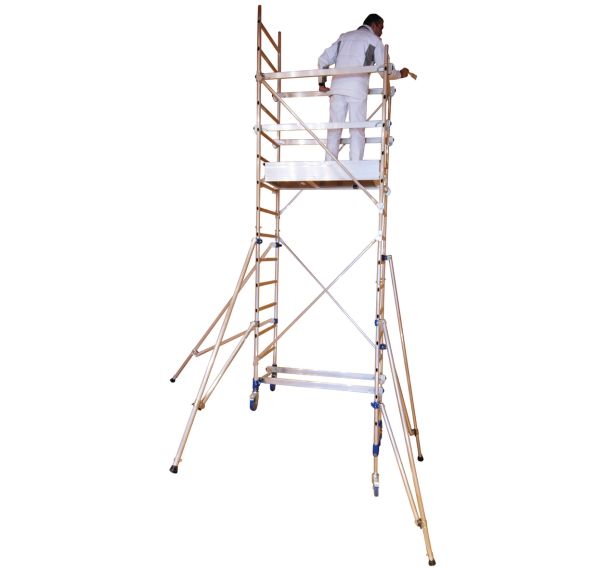 Echafaudage roulant aluminium Insider 120 color - Tubesca