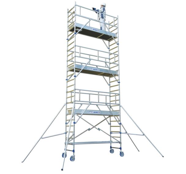 Echafaudage roulant aluminium Totem 2 box 300 - Tubesca
