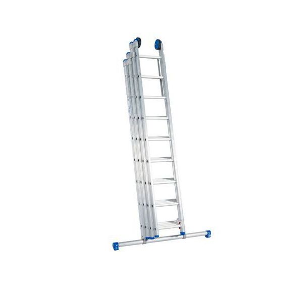 Echelle coulissante / 4 x 8, roulettes de façade