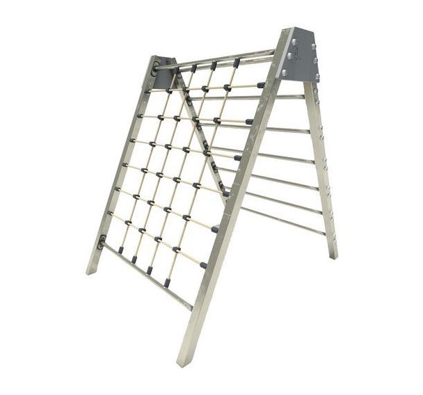 Echelle double avec filet connectée