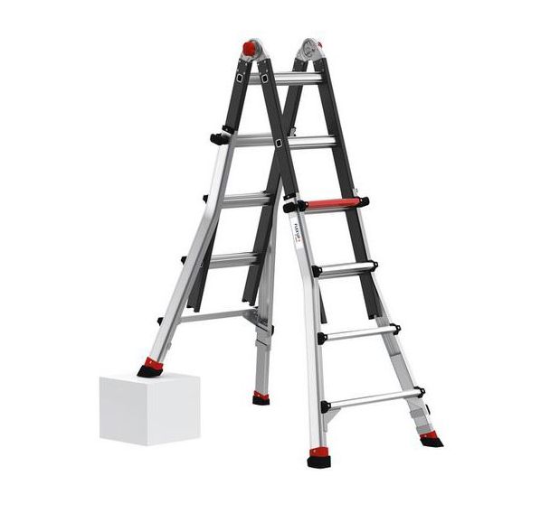 Echelle multi-usages - FLEX'UP+ avec 2 pieds réglables