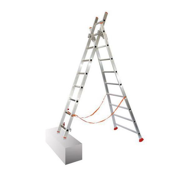 Echelle transformable à base evasée ATLANTA 2 plans - Facal
