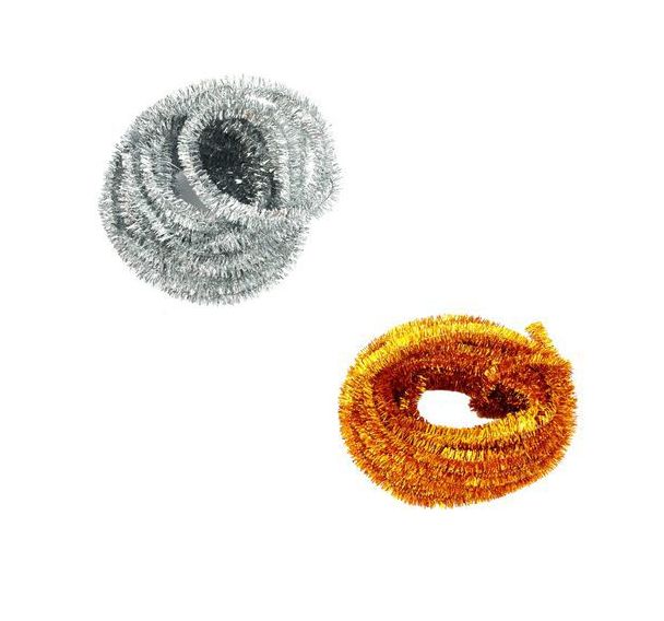Echeveau 10m chenille scintillante 6mm