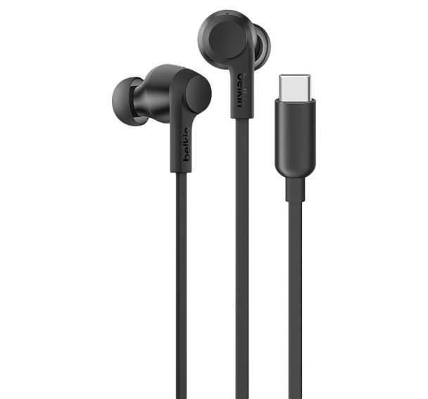 Ecouteurs filaire USB C réduction bruit SoundForm ANC Belkin