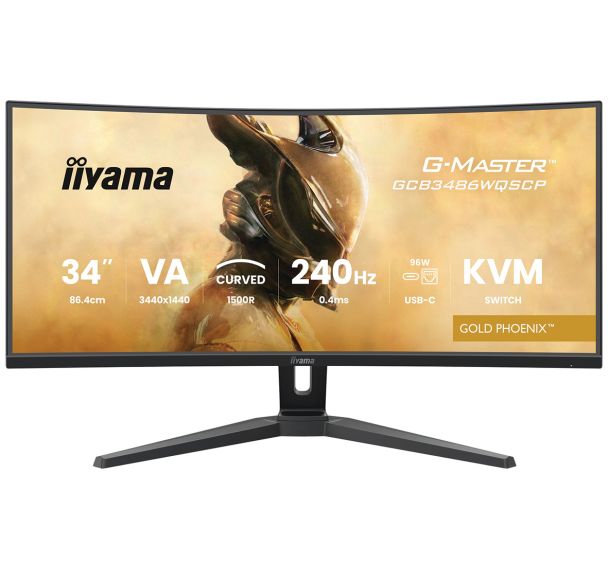 Ecran PC 34'' G-MASTER Gold Phoenix GCB3486WQSCP-B1 - Iiyama