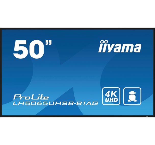 Ecran d'affichage dynamique 50'' ProLite LH5065UHSB-B1AG - Iiyama