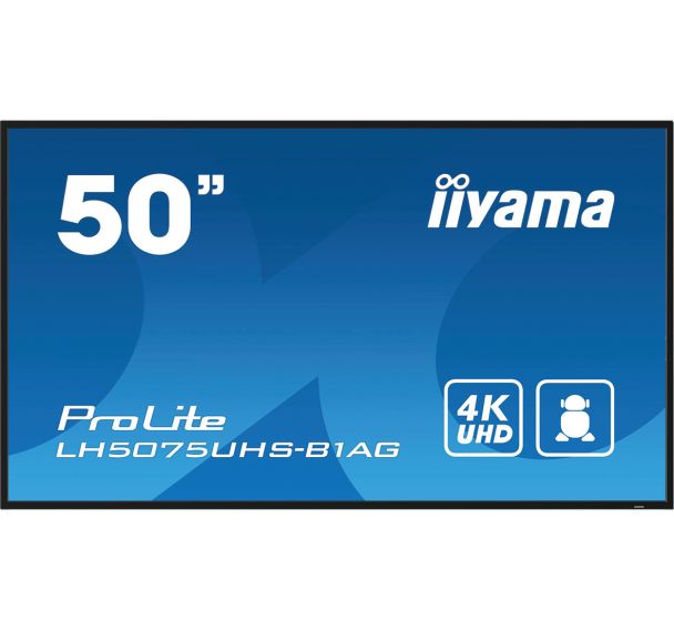 Ecran d'affichage dynamique 50'' ProLite LH5075UHS-B1AG - Iiyama