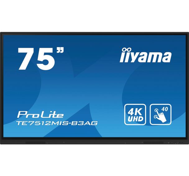 Ecran d'affichage dynamique 75'' ProLite TE7512MIS-B3AG - Iiyama
