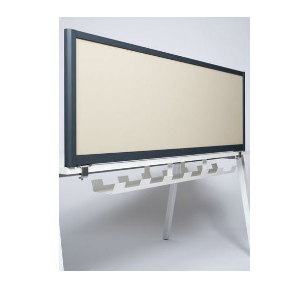 Écran de séparation acoustique 495x1400 - Profil Gris