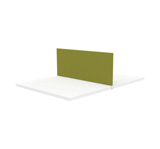 Ecran de séparation tissu avec pince pour bureau X4 - 80 cm