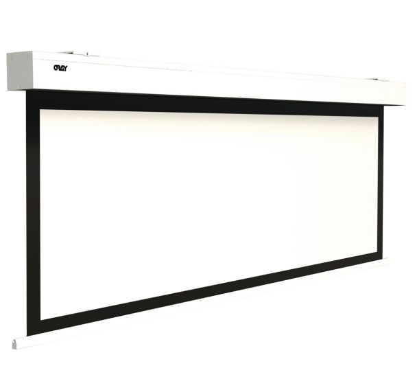 Ecran électrique Squar'HC cadré noir -  Oray