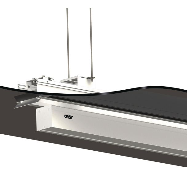 Ecran électrique Squar' pro 16/10e 219 x 350 cm avec l'option Sous-Face+ - Oray