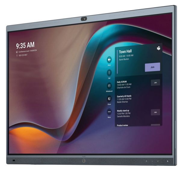 Ecran numérique tactile collaboratif 86'' certifié Microsoft Teams YEALINK