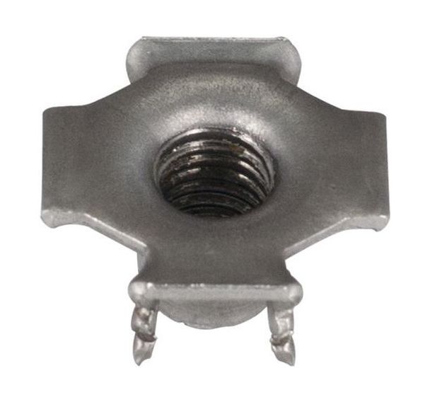 Ecrou à frapper en acier zingué - D25x12 mm