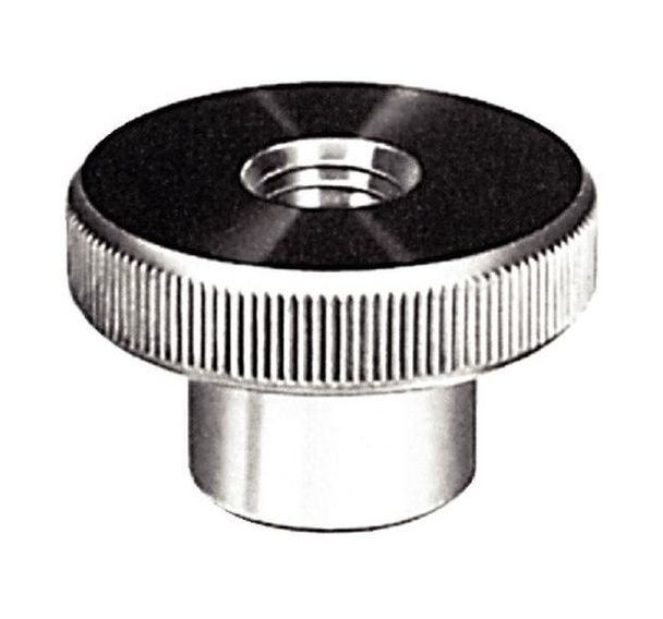 Écrou moleté - Avec insert taraudé