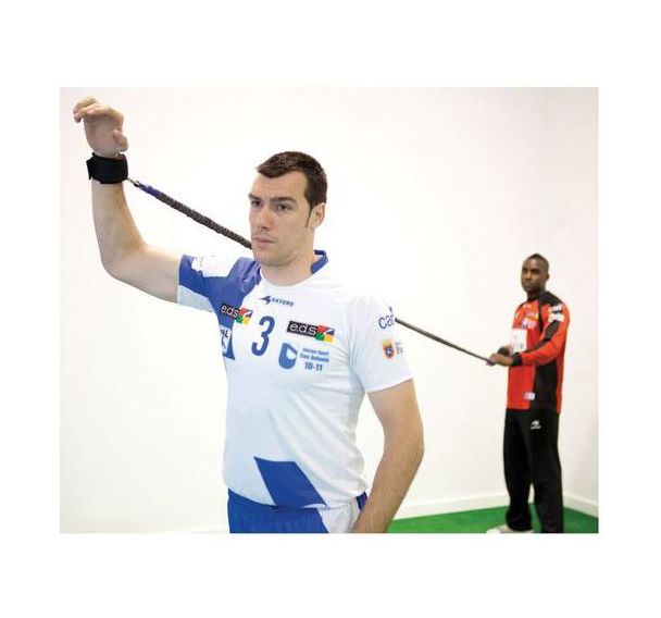 Elastique spécifique handballeur