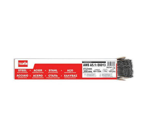 Électrodes rutiles pour le soudage d'acier d'épaisseur modéré, 3,2 mm